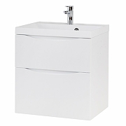 Тумба под раковину BelBagno Marino 60 MARINO-H60-600-2C-SO-BL-P подвесная Bianco Lucido-1