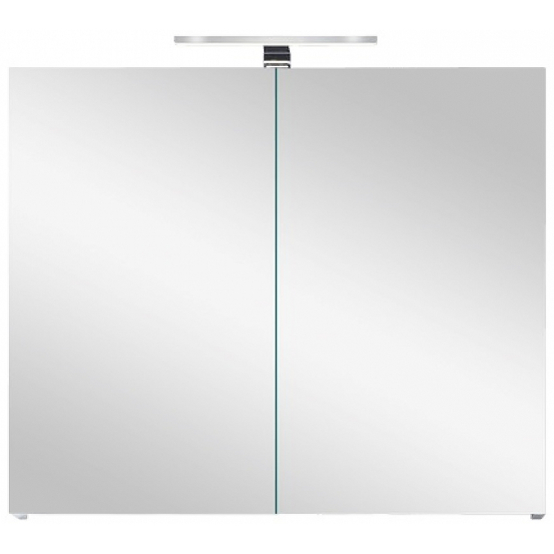 Зеркальный шкаф Orans 80 BC-4023W 800 с подсветкой Белый глянец зеркальный шкаф bemeta hotel 127401729 с подсветкой белый