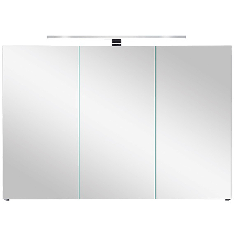 Зеркальный шкаф Orans BC-4023W 100 40231000w с подсветкой Белый глянец шкаф зеркальный подвесной роллс с подсветкой 65x72 см цвет белый