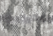 Фреска Ortograf Splendo 31732 Фактура флок FLK Флизелин (4*2,7) Серый, Геометрия/Абстракция-1