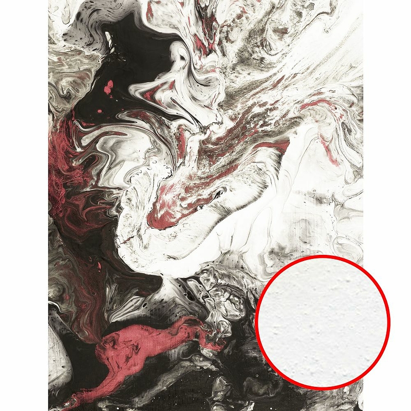 Фреска Ortograf Misto 34028 Фактура бархат FX Флизелин (2,3*3) Белый/Черный/Красный, Абстракция