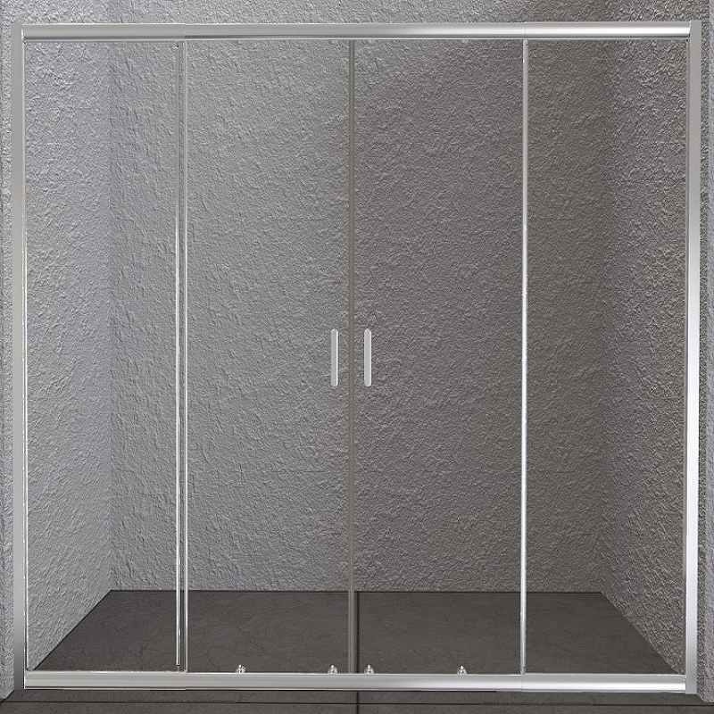 Душевая дверь BelBagno Unique 180 UNIQUE-BF-2-150/180-C-Cr профиль Хром стекло прозрачное цена и фото