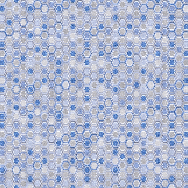 Обои Bernardo Bartalucci Carolina 84235-5 Винил на флизелине (1,06*10,05) Синий/Голубой, Абстракция/Геометрия