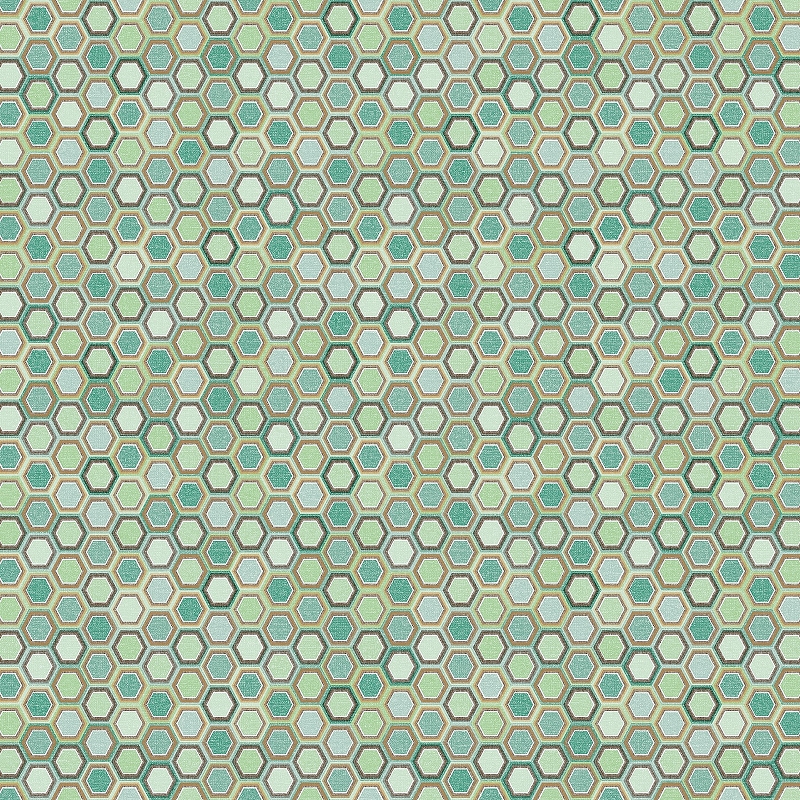 Обои Bernardo Bartalucci Carolina 84235-7 Винил на флизелине (1,06*10,05) Зеленый, Абстракция/Геометрия