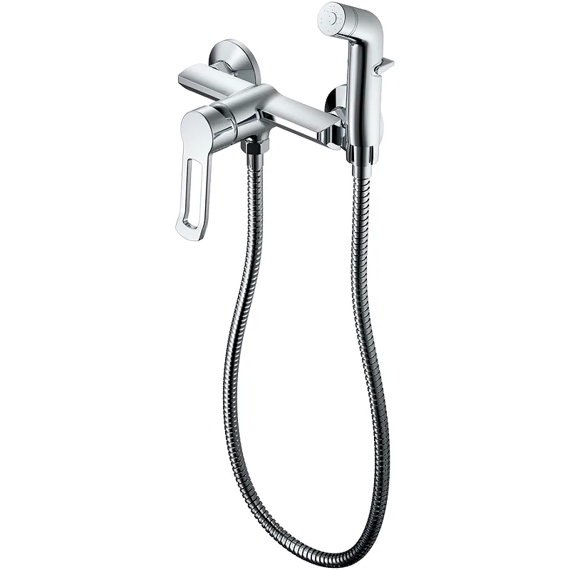 цена Гигиенический душ со смесителем Haiba HB55556 Хром