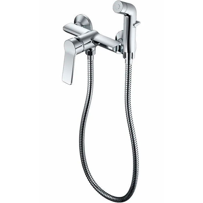 Гигиенический душ со смесителем Haiba HB55559 Хром гигиенический душ со смесителем haiba hb5512 4 бронза