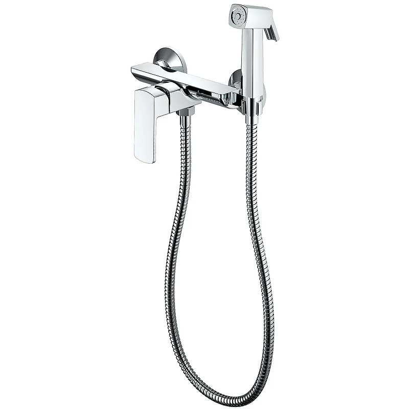 Гигиенический душ со смесителем Haiba HB55176 Хром гигиенический душ со смесителем haiba hb5512 4 бронза