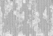 Фреска Ortograf Splendo 31773 Фактура флок FLK Флизелин (4*2,7) Серый, Штукатурка/Полоса-1