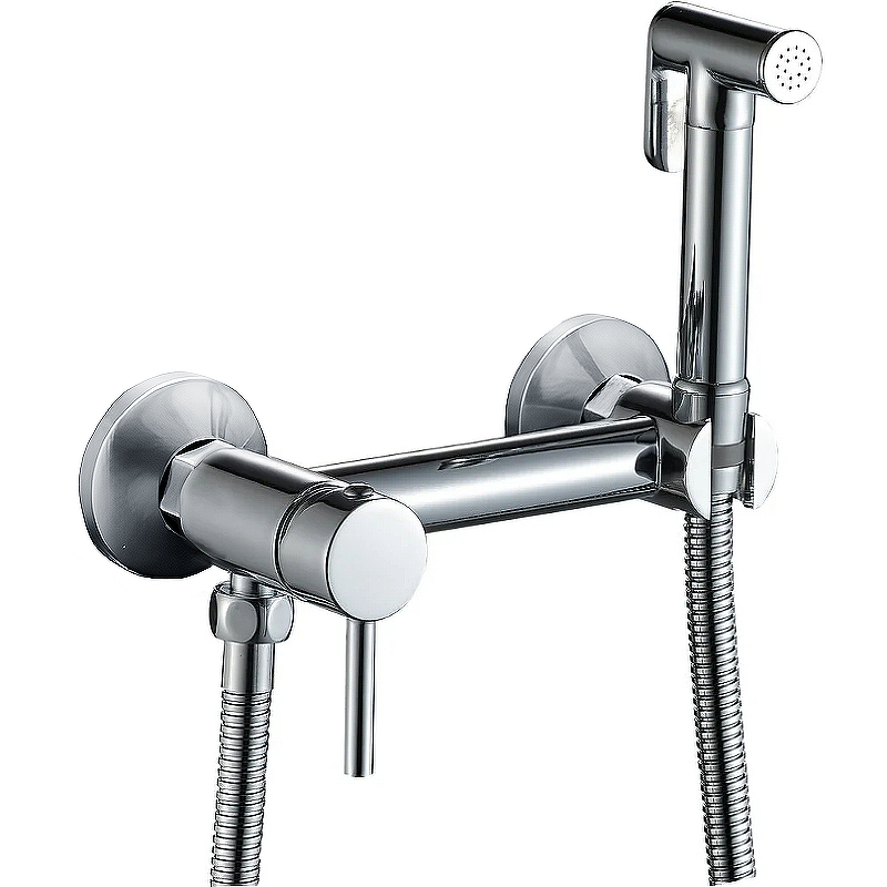 Гигиенический душ со смесителем Haiba HB5510 Хром гигиенический душ со смесителем haiba hb55176 хром