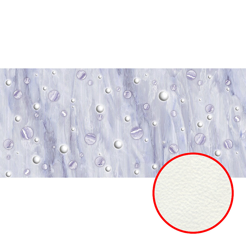 Фреска Ortograf Misto 33987 Фактура флок FLK Флизелин (5,4*2,4) Фиолетовый, Абстракция