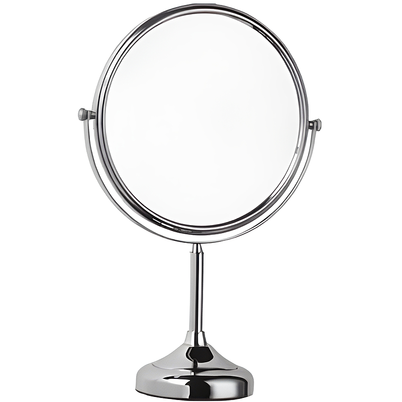 Косметическое зеркало Haiba HB6208 Хром зеркало косметическое vitarta provence настольное прямоугольное хром белый