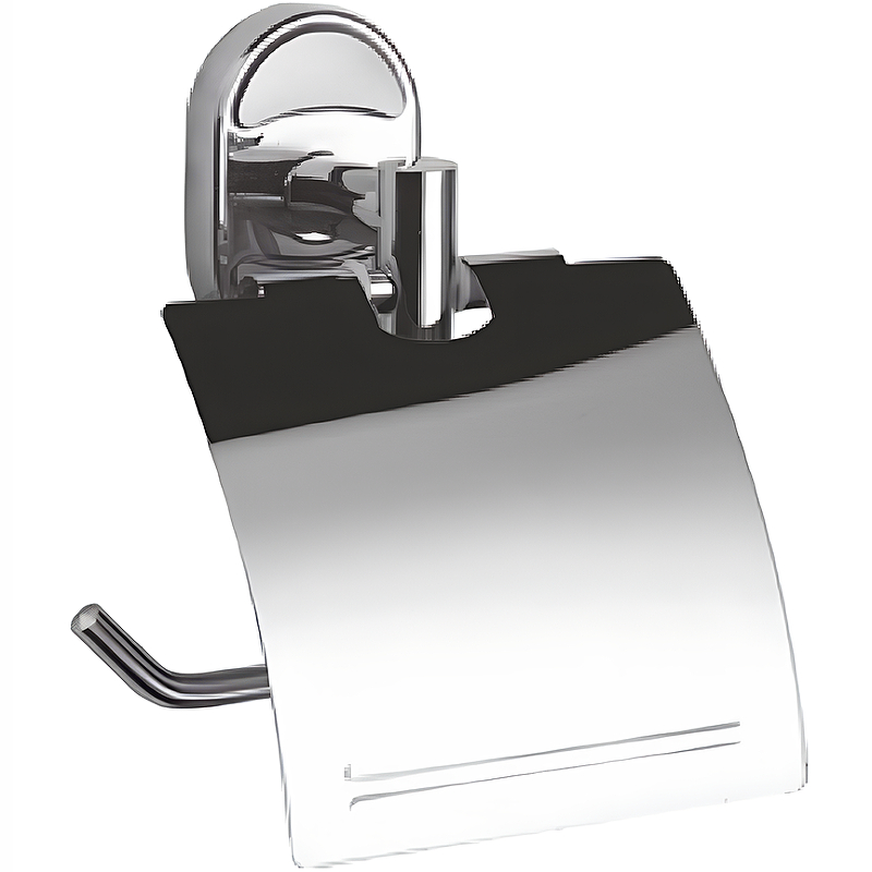 Держатель туалетной бумаги Haiba HB1903 с крышкой Хром держатель для туалетной бумаги fora brass с крышкой металл хром br015