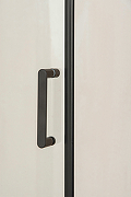 Душевая дверь Orange E05-100tb 100х190 профиль Черный стекло прозрачное-4