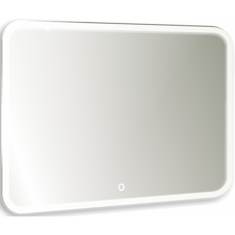 Зеркало Azario Стив New 80 LED-00002377 с подсветкой с сенсорным выключателем с подогревом с часами с Bluetooth