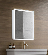 Зеркальный шкаф Azario Киото 50 LED-00002357 с подсветкой Белый-1