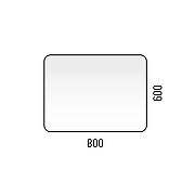 Зеркало Corozo Альбано 80 SD-00000803 с подсветкой с сенсорным выключателем-3