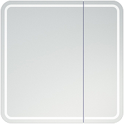 Зеркальный шкаф Corozo Алабама 80/С SD-00000902 с подсветкой Белый-1