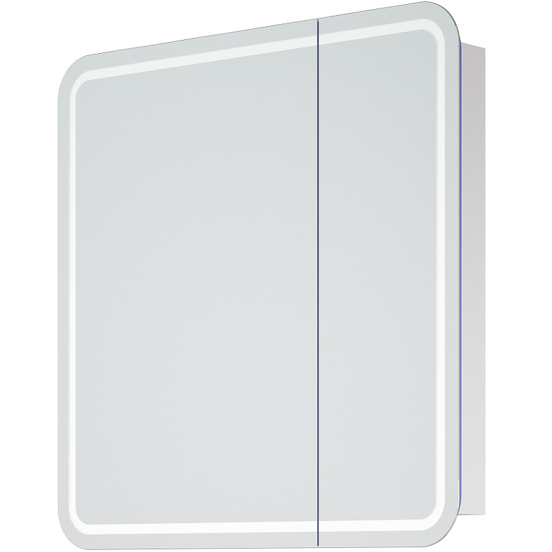 Зеркальный шкаф Corozo Алабама 80/С SD-00000902 с подсветкой Белый подвесной шкаф corozo криста 55 sd 00001125 белый