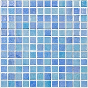 Стеклянная мозаика Vidrepur Shell Mix Blue 551/552 31,7х31,7 см