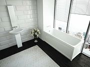 Акриловая ванна Aquatek Eco-friendly Мия 130x70 MIY130-0000001 без панелей, каркаса и слив-перелива-2