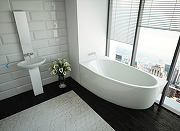 Акриловая ванна Aquatek Eco-friendly Дива 160х90 L DIV160-0000001 без панелей, каркаса и слив-перелива-2