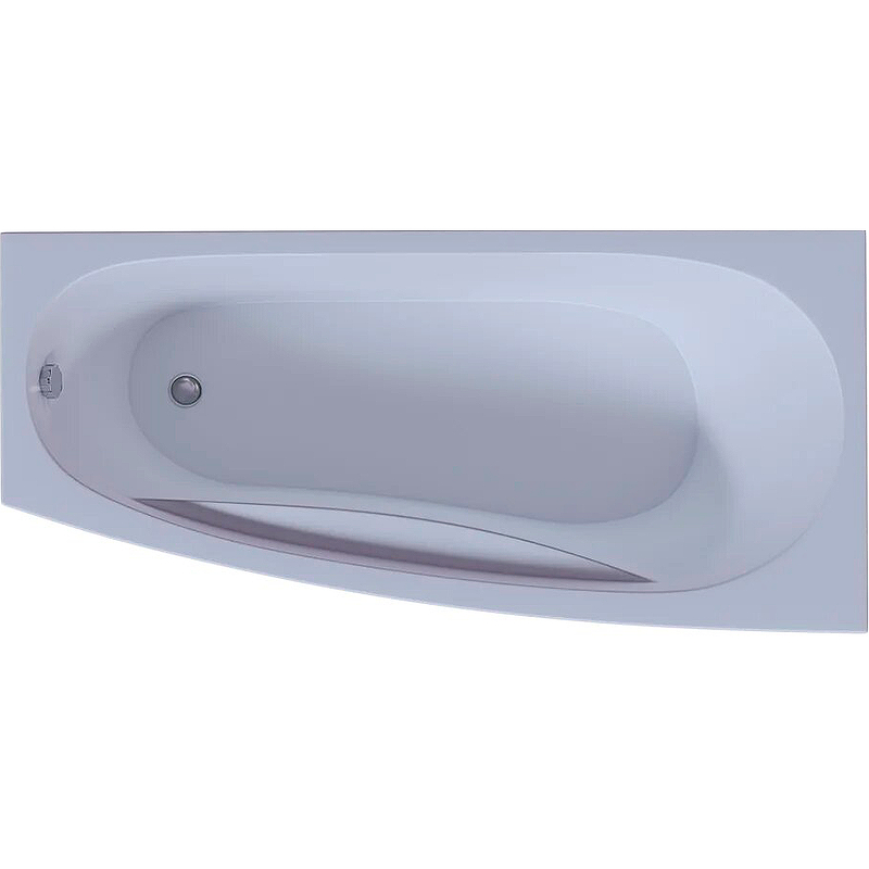 Акриловая ванна Aquatek Пандора 160х75 R PAN160-0000054 без гидромассажа без панелей с каркасом (разборный) со слив-переливом