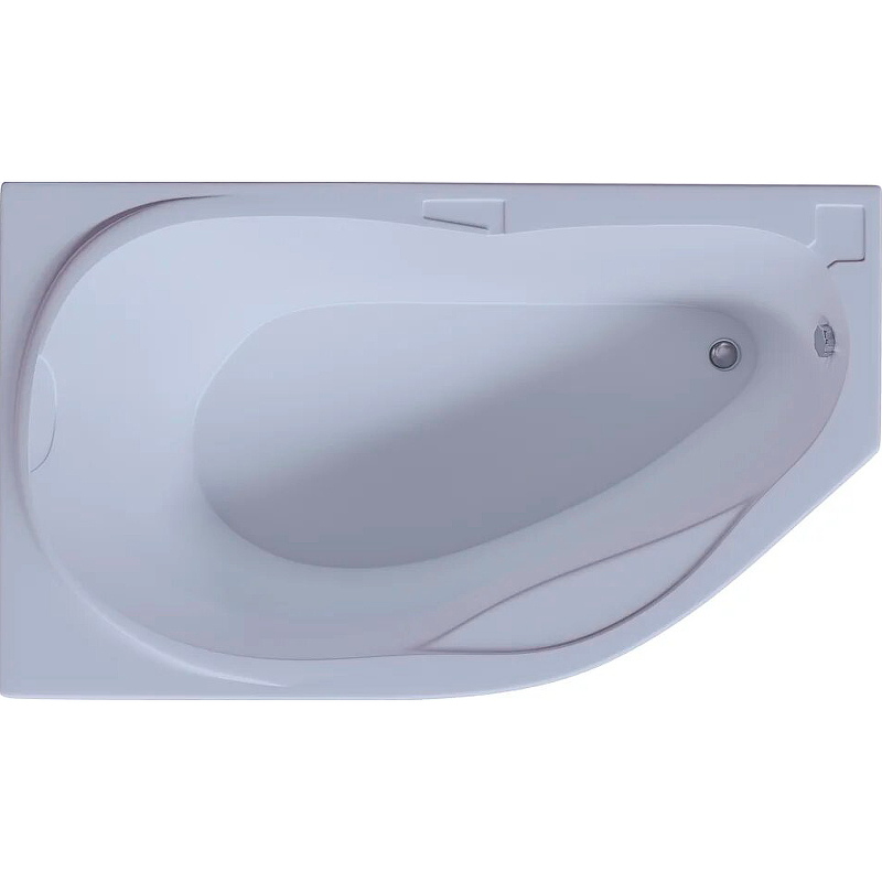 Акриловая ванна Aquatek Таурус 170х100 L TAR170-0000084 без гидромассажа с фронтальной панелью с каркасом (разборный) со слив-переливом боковой экран акватек таурус l