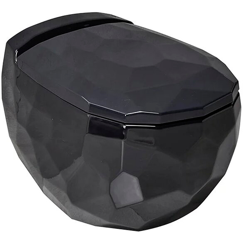 Унитаз beWash Bekinger 87303206 подвесной Черный глянец с сиденьем Микролифт подвесной унитаз с функцией биде с сиденьем микролифт bewash bekinger 87303601