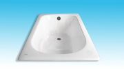 Чугунная ванна Castalia 130х70 V0000081 с антискользящим покрытием-2