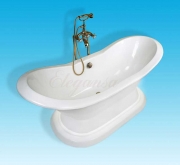Чугунная ванна Elegansa Diana 180x80 с антискользящим покрытием-1