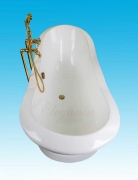 Чугунная ванна Elegansa Diana 180x80 с антискользящим покрытием-2