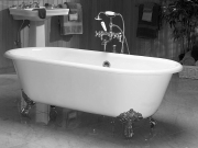 Чугунная ванна Elegansa Gretta 170x75 ножки Хром-3