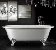 Чугунная ванна Elegansa Gretta 170x75 ножки Хром-5