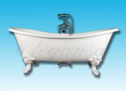 Чугунная ванна Elegansa Nadia 180x80 ножки Белые-4
