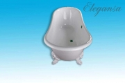 Чугунная ванна Elegansa Nadia 180x80 ножки Белые-5