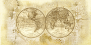 Фреска Ortograf Карты мира 3076 Фактура флок FLK Флизелин (4*2) Бежевый, Карты-1