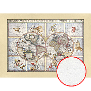 Фреска Ortograf Карты мира 4299 Фактура бархат FX Флизелин (3,4*2,4) Разноцветный, Карты/Животные