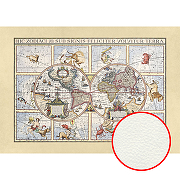 Фреска Ortograf Карты мира 4299 Фактура флок FLK Флизелин (3,4*2,4) Разноцветный, Карты/Животные