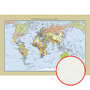 Фреска Ortograf Карты мира 30275 Фактура флок FLK Флизелин (4*2,7) Разноцветный, Карты