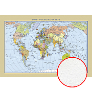 Фреска Ortograf Карты мира 30275 Фактура бархат FX Флизелин (4*2,7) Разноцветный, Карты