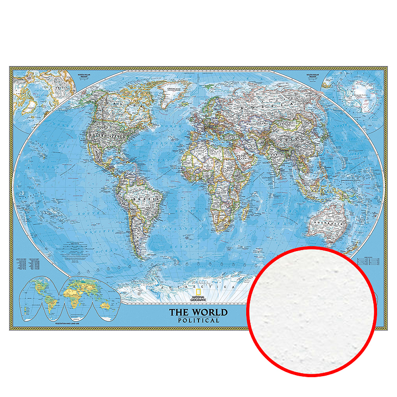 Фреска Ortograf Карты мира 30959 Фактура бархат FX Флизелин (2,8*2) Голубой, Карты