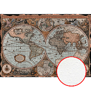 Фреска Ortograf Карты мира 17011 Фактура бархат FX Флизелин (3,9*2,7) Коричневый/Серый, Карты