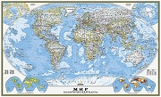 Фреска Ortograf Карты мира 30860 Фактура флок FLK Флизелин (3,3*2) Синий/Разноцветный, Карты-1