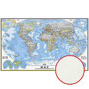 Фреска Ortograf Карты мира 30860 Фактура флок FLK Флизелин (3,3*2) Синий/Разноцветный, Карты