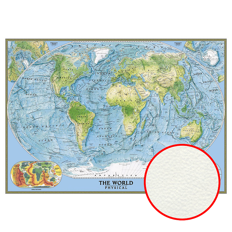 Фреска Ortograf Карты мира 30957 Фактура флок FLK Флизелин (3,8*2,7) Голубой/Зеленый, Карты