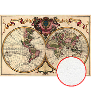 Фреска Ortograf Карты мира 34077 Фактура бархат FX Флизелин (4*2,7) Бежевый/Зеленый/Розовый, Карты