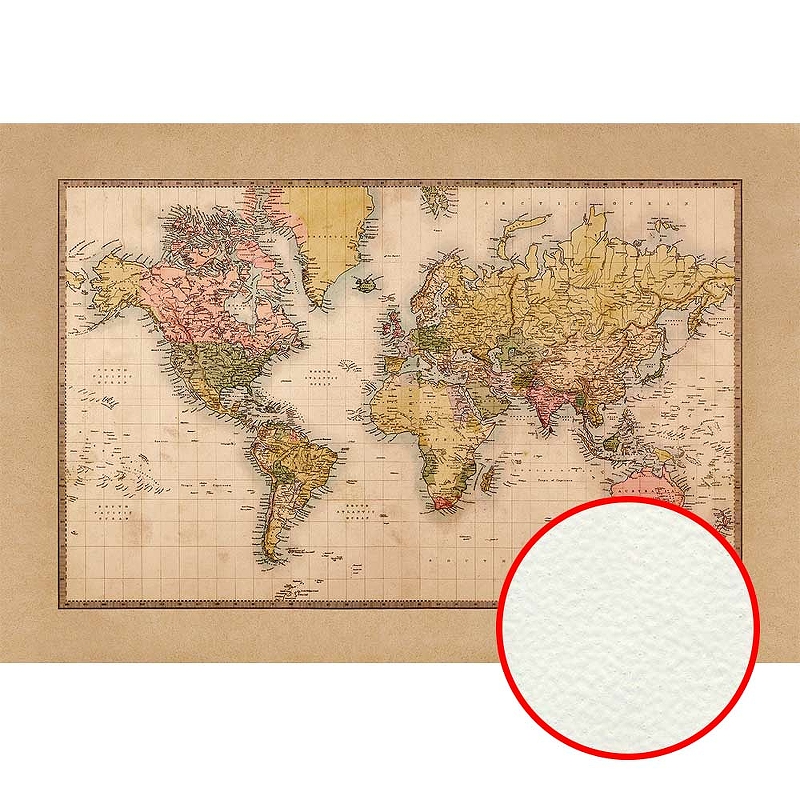 Фреска Ortograf Карты мира 4770 Фактура флок FLK Флизелин (4*2,7) Бежевый/Разноцветный, Карты