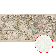 Фреска Ortograf Карты мира 30961 Фактура флок FLK Флизелин (3,7*1,8) Бежевый, Карты