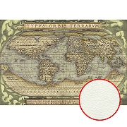 Фреска Ortograf Карты мира 5590 Фактура флок FLK Флизелин (4*2,7) Серый/Бежевый/Зеленый, Карты