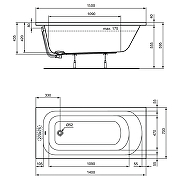 Акриловая ванна Ideal Standard Simplicity 150x70 W004201 без гидромассажа-2